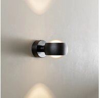 s.luce Wandleuchte Wandleuchte Beam runde Basis Schwarz