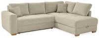 luma-home Ecksofa 15212, Dauerschl&auml;fer B257/T206/H85 cm mit Bettkasten und...