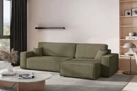 Kaiser M&ouml;bel Ecksofa mit schlaffunktion und bettkasten, BEST XL stoff Poso, Quelle,