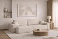Kaiser M&ouml;bel Ecksofa mit schlaffunktion und bettkasten, BEST XL stoff Poso,...
