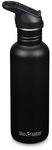 Klean Kanteen Trinkflasche 800ml Kanteen&reg;Classic (Flip Sport) Schwarz Black