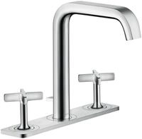 hansgrohe Waschtischarmatur Axor Citterio E 170 3-Loch mit Platte mit