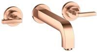 hansgrohe Unterputzarmatur Axor Citterio 3-Loch Waschtischarmatur Hebelgriff