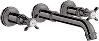 hansgrohe Unterputzarmatur Axor Montreux 3-Loch Waschtischarmatur Kreuzgriff