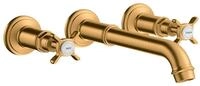 hansgrohe Unterputzarmatur Axor Montreux 3-Loch Waschtischarmatur Kreuzgriff