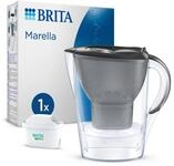 BRITA Wasserfilter Brita Wasserfilter-Kanne Marella graphit, 2,4 l