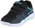 Yonex Strider Flow 2025 (Klettverschluss) schwarz/blau Kinder Badmintonschuh schwarz