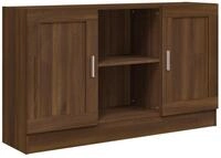 vidaXL Sideboard, Kommode Braun Eichen-Optik 120x30,5x70 cm Holzwerkstoff