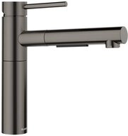 Blanco K&uuml;chenarmatur ALTA-S II satin dark steel, Hochdruck