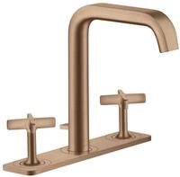 hansgrohe Waschtischarmatur Axor Citterio E 170 3-Loch mit Platte mit