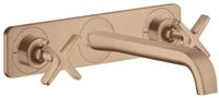 hansgrohe Unterputzarmatur Axor Citterio E 3-Loch Waschtischarmatur mit Platte