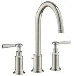hansgrohe Waschtischarmatur Axor Montreux 180 3-Loch Hebelgriff mit