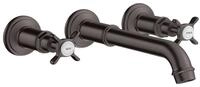 hansgrohe Unterputzarmatur Axor Montreux 3-Loch Waschtischarmatur Kreuzgriff