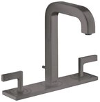 hansgrohe Waschtischarmatur Axor Citterio 3-Loch mit Platte Hebelgriff mit