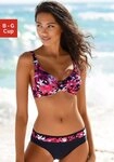 petite fleur B&uuml;gel-Bikini mit floralem Druck