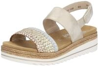 Remonte Keilsandalette, Sommerschuh, Sandale, Keilabsatz, mit Flechtbandage im