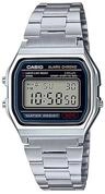 CASIO Uhrenarmband Casio Armbanduhr Vintage Stainless Steel Digital Watch A158WA-1DF