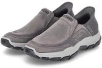 Skechers Skechers 204810 CHAR Herren Leder & Textil grey Slipper