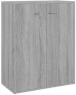 vidaXL Sideboard, Kommode Grau Sonoma 60x30x75 cm Holzwerkstoff