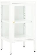 vidaXL Sideboard, Kommode 38x35x70 cm Metall und Glas