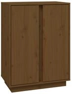 vidaXL Sideboard Sideboard Honigbraun 60x35x80 cm Massivholz Kiefer (1 St)