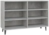vidaXL Sideboard, Kommode Betongrau 103,5x35x70 cm Holzwerkstoff