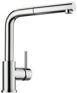Naber K&uuml;chenarmatur LINEA Arco 2 mit ausziehbarem Auslauf metallische...