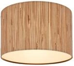 Briloner Leuchten Deckenleuchte LED Deckenlampe E27 Boho Natur Beige...