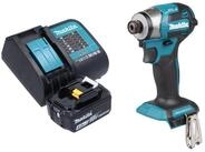 Makita Akku-Schlagschrauber DTD 173 SM1 18 V 180 Nm 1/4&ldquo; Brushless + 1x Akku 4,0 Ah