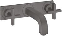 hansgrohe Unterputzarmatur Axor Citterio 3-Loch Waschtischarmatur mit Platte