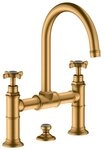 hansgrohe Waschtischarmatur Axor Montreux 220 2-Griff mit Kreuzgriff mit