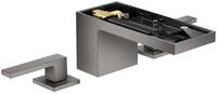 hansgrohe Waschtischarmatur Axor MyEdition 70 3-Loch ohne Platte mit Push-Open