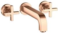 hansgrohe Unterputzarmatur Axor Citterio 3-Loch Waschtischarmatur Kreuzgriff