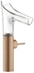hansgrohe Waschtischarmatur Axor Starck V 220 Waschtischmischer mit Glasauslauf