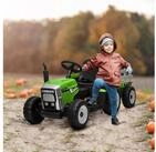 HOMCOM Elektro-Kinderauto Elektrischer Traktor, mit Anh&auml;nger, mit...