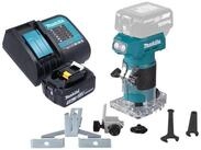 Makita Oberfr&auml;se DRT 52 ST1 18 V 6 mm Brushless + 1x Akku 5,0 Ah + Ladeger&auml;t