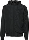 Windbreaker BLEND "Windbreaker BHRazy", Herren, Gr. L, schwarz, Obermaterial: 100%