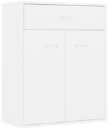 vidaXL Sideboard, Kommode Wei&szlig; 60x30x75 cm Holzwerkstoff
