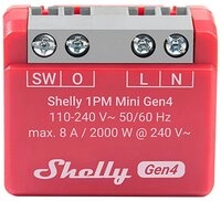 Shelly Relais-Modul Shelly 1PM Mini Gen4, Relais