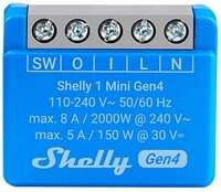 Shelly Shelly 1 Mini Gen4 Funk-Schalter Smart-Home-Zubeh&ouml;r