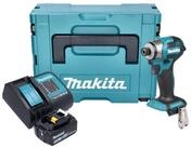 Makita Akku-Schlagschrauber DTD 173 ST1J 18 V 180 Nm 1/4&ldquo; Brushless + 1x Akku 5,0