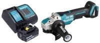 Makita Winkelschleifer DGA 520 SM1X1 18 V 125 mm X-LOCK Brushless + 1x Akku 4,0 Ah +