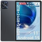 TABWEE W90 11'''4G LTE 8000 mAh Akku 256 GB [Upgrade Android 16 Via OTA] Tablet (11",