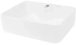 LuxeBath Waschbecken Aufsatzwaschbecken aus Keramik Handwaschbecken Wasserfall