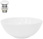 LuxeBath Waschbecken Aufsatzwaschbecken aus Keramik Waschtisch f&uuml;r Badezimmer...