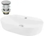 LuxeBath Waschbecken Waschtisch Aufsatzwaschbecken aus Keramik f&uuml;r Badezimmer /
