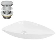 LuxeBath Waschbecken Waschtisch Aufsatzwaschbecken aus Keramik f&uuml;r Badezimmer /