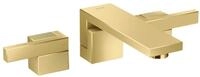 hansgrohe Unterputzarmatur Axor Edge 3-Loch Waschtischarmatur m. Push-Open
