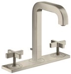 hansgrohe Waschtischarmatur Axor Citterio 3-Loch mit Platte Kreuzgriff mit
