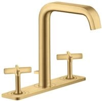 hansgrohe Waschtischarmatur Axor Citterio E 170 3-Loch mit Platte mit